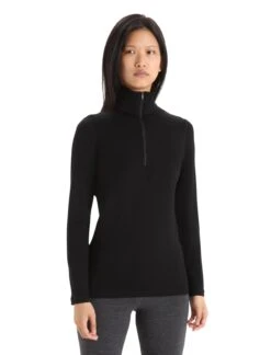 Icebreaker Women's Merino 260 Tech Long Sleeve Half Zip Thermal Top