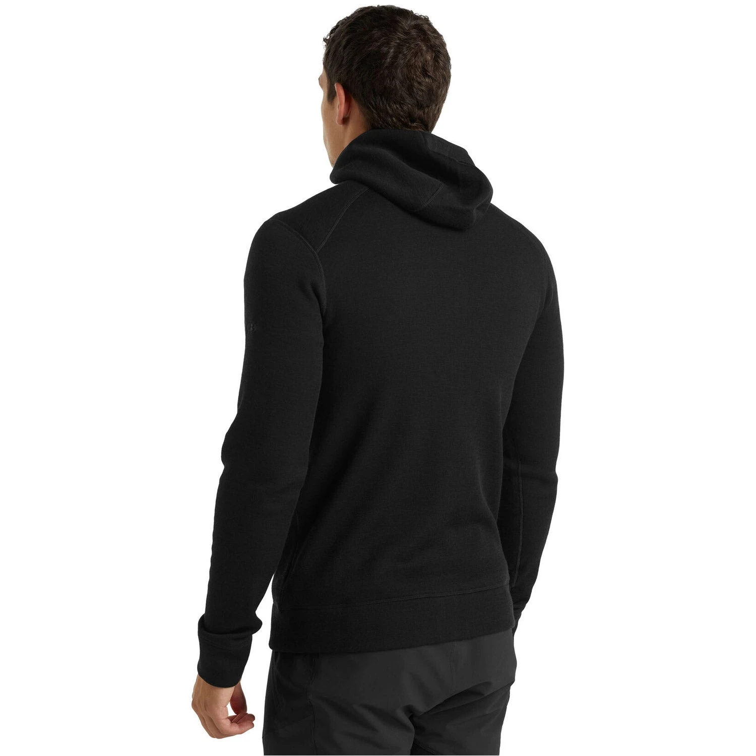 Icebreaker Men's RealFleece Merino Elemental Long Sleeve Zip Hood Jacket 4 Icebreaker Men's RealFleece Merino Elemental Long Sleeve Zip Hood Jacket - Image 2