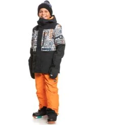 Quiksilver Boy's Mission Printed Block Insulated Jacket -Deals Salomon Store EQBTJ03155 NMD1 Alternate 6
