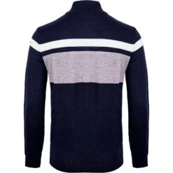 Kjus Mens Stripe Sweater Half-Zip -Deals Salomon Store K0006701 PB