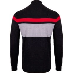 Kjus Mens Stripe Sweater Half-Zip -Deals Salomon Store K0006704 PB