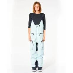 Rip Curl Search Ladies Bib Snow Pant -Deals Salomon Store Rip Curl Seach Womens Bib Pants 2022 Teal Front