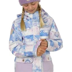 Elin Girls Snow Jacket -Deals Salomon Store W22RGOJ6001 ELIN JACKET EIRA 12