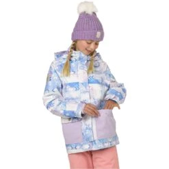 Elin Girls Snow Jacket -Deals Salomon Store W22RGOJ6001 ELIN JACKET EIRA 4