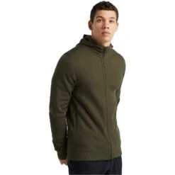 Icebreaker Men's RealFleece Merino Elemental Long Sleeve Zip Hood Jacket 21 Icebreaker Men's RealFleece Merino Elemental Long Sleeve Zip Hood Jacket -Deals Salomon Store icebreaker men s elemental long sleeve zip hood 104490 loden 1