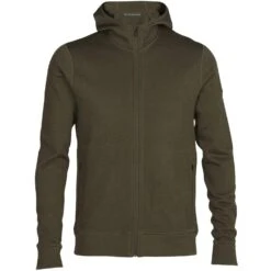 Icebreaker Men's RealFleece Merino Elemental Long Sleeve Zip Hood Jacket 22 Icebreaker Men's RealFleece Merino Elemental Long Sleeve Zip Hood Jacket -Deals Salomon Store icebreaker men s elemental long sleeve zip hood 104490 loden 2