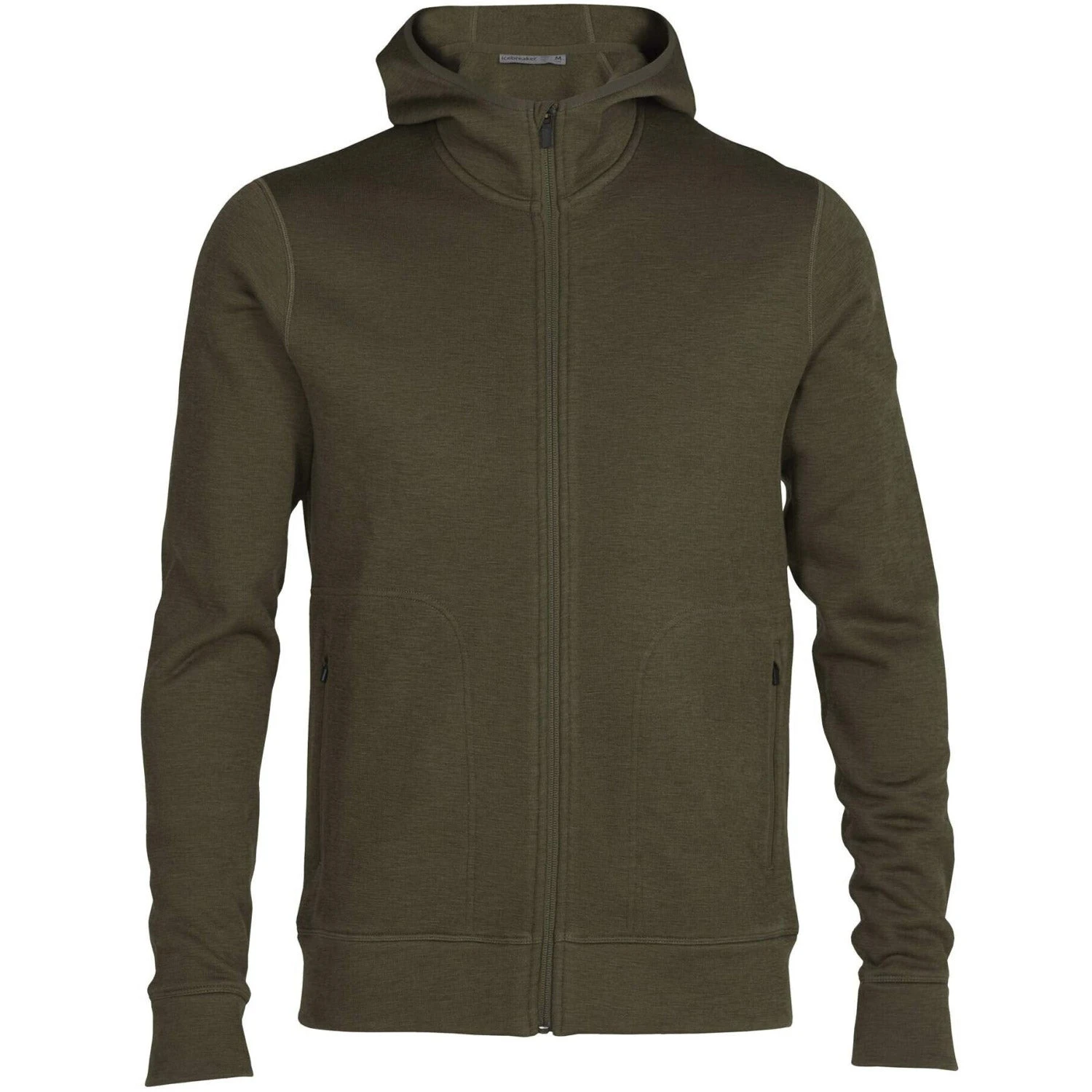 Icebreaker Men's RealFleece Merino Elemental Long Sleeve Zip Hood Jacket 12 Icebreaker Men's RealFleece Merino Elemental Long Sleeve Zip Hood Jacket - Image 10