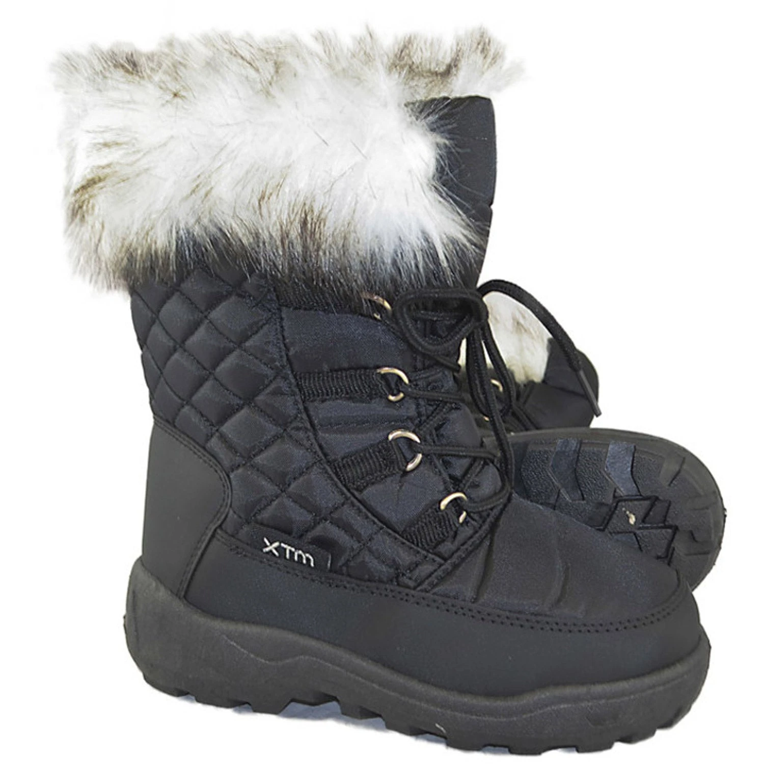 XTM Inessa Girls' Fur Trim Winter Snow Boot 4 XTM Inessa Girls' Fur Trim Winter Snow Boot - Image 2
