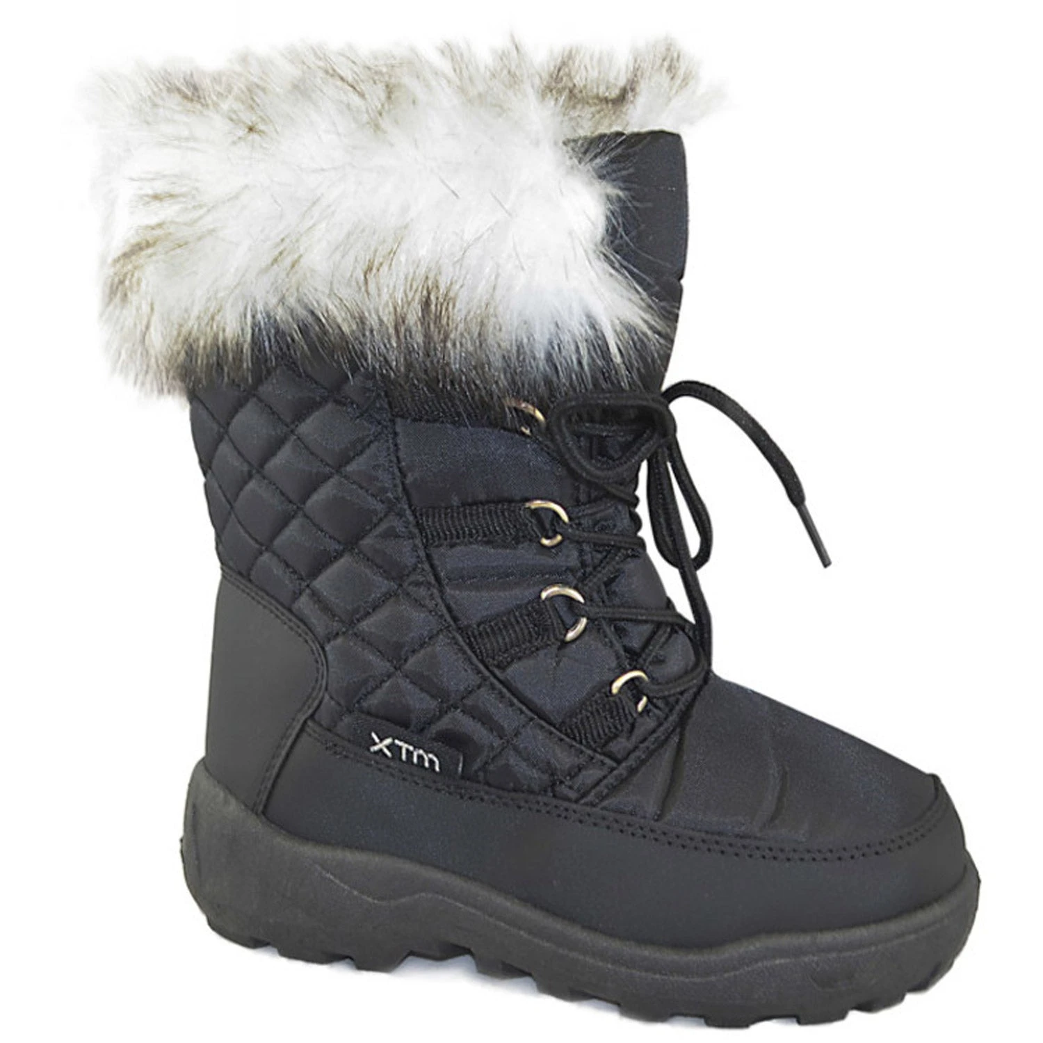 XTM Inessa Girls' Fur Trim Winter Snow Boot 5 XTM Inessa Girls' Fur Trim Winter Snow Boot - Image 3