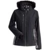 Nils Cossette Faux Fur Ski Jacket 2021 -Deals Salomon Store nils cossette faux fur ski jacket 2021 black print 1