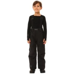 XTM Pluto II Youth Snow Pant 31 XTM Pluto II Youth Snow Pant -Deals Salomon Store pluto ii kids pant blk TK030 4