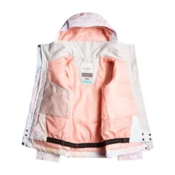 Roxy Jetty Insulated Snow Jacket -Deals Salomon Store roxy jetty insulated snow jacket bright white splash 4