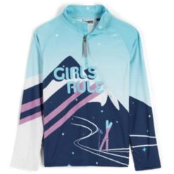 Spyder Surface Half Zip Girls Skivvy 12 Spyder Surface Half Zip Girls Skivvy -Deals Salomon Store spyder surface half zip girls skivvy abyss 1