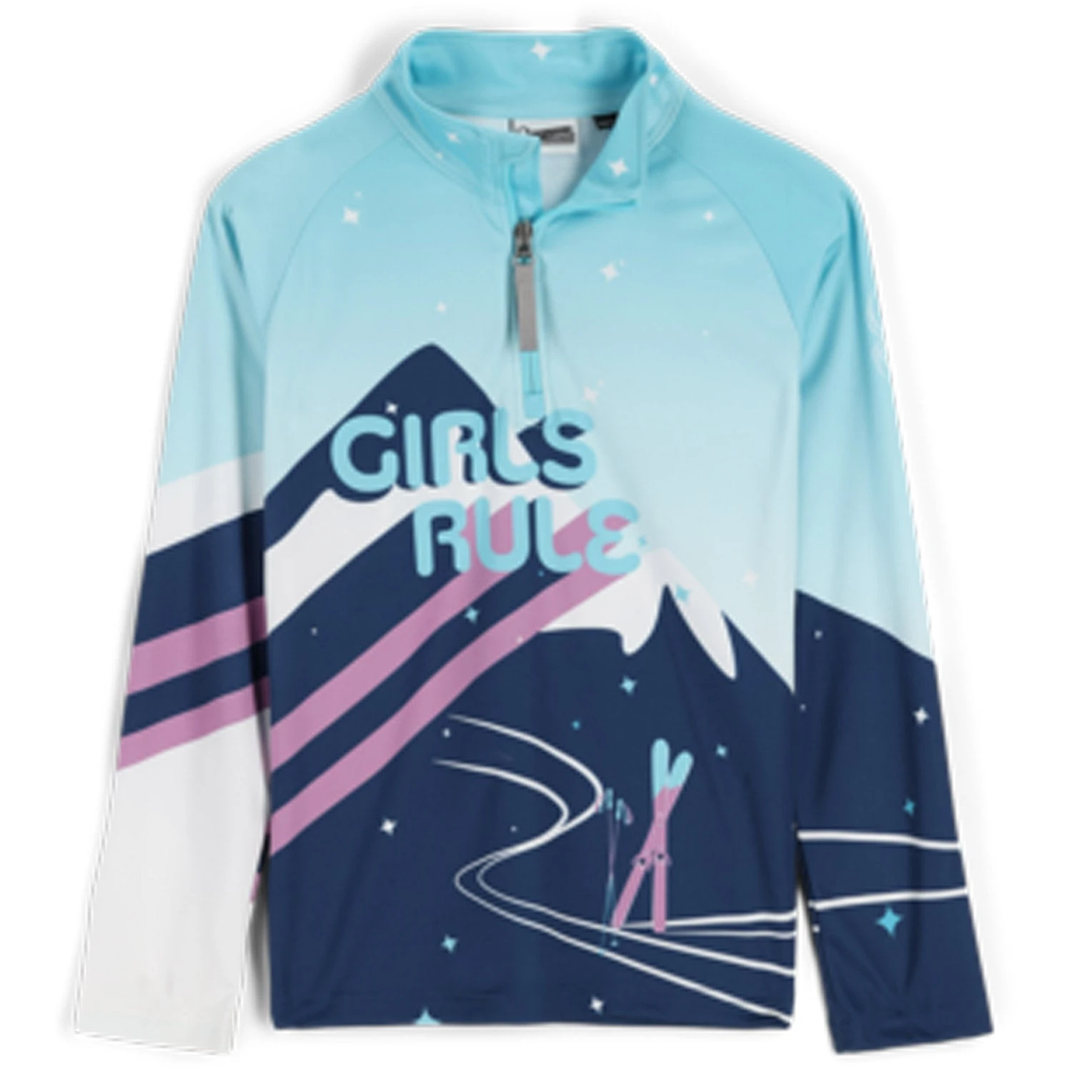 Spyder Surface Half Zip Girls Skivvy 7 Spyder Surface Half Zip Girls Skivvy - Image 5