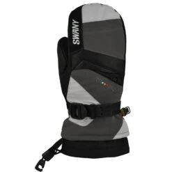 Swany X-Change Junior Ski Mitt -Deals Salomon Store swany x change junior ski mitt 2018 dark grey light grey 1
