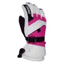 Swany X-Over II Junior Ski Glove -Deals Salomon Store swany x over ii jnr ski glove 2016 white magenta 1